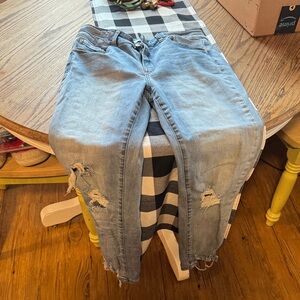 KanCan Light Blue Distressed Skinny Jeans